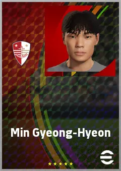 Min Gyeong-Hyeon eFootball 2026 player card, 67 OVR LMF