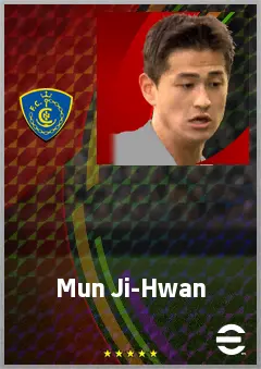 Mun Ji-Hwan eFootball 2026 player card, 67 OVR DMF