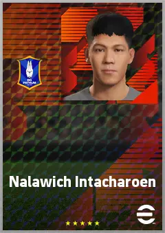 Nalawich Intacharoen eFootball 2026 player card, 63 OVR GK