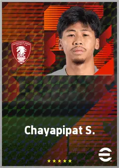 Chayapipat S. eFootball 2026 player card, 64 OVR DMF