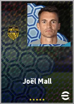 Joël Mall eFootball 2026 player card, 68 OVR GK