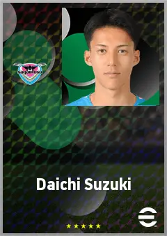 Suzuki Daichi eFootball 2026 player card, 62 OVR CF