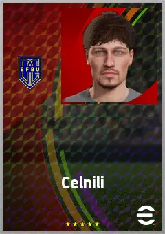 Celnili eFootball 2026 player card, 76 OVR DMF
