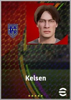 Kelsen eFootball 2026 player card, 75 OVR GK