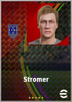 Stromer eFootball 2026 player card, 75 OVR CB