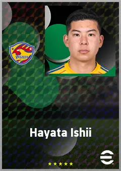 Ishii Hayata eFootball 2026 player card, 64 OVR LB