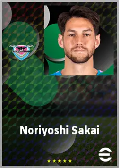 Sakai Noriyoshi eFootball 2026 player card, 67 OVR CF