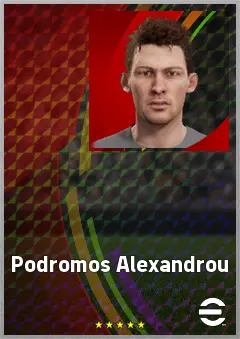 Podromos Alexandrou eFootball 2026 player card, 56 OVR DMF