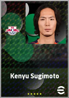 Sugimoto Kenyu eFootball 2026 player card, 69 OVR CF