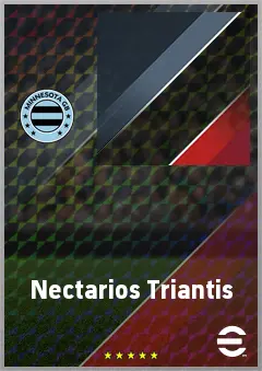 Nectarios Triantis eFootball 2026 player card, 73 OVR DMF