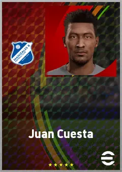 Juan Cuesta eFootball 2026 player card, 70 OVR RB