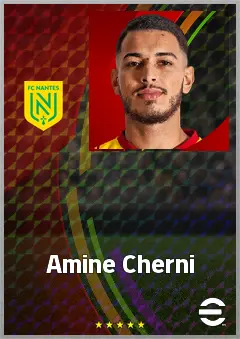 Amine Cherni eFootball 2026 player card, 69 OVR LB