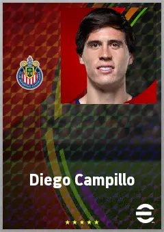 Diego Campillo eFootball 2026 player card, 71 OVR DMF