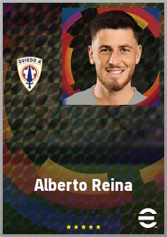 Alberto Reina eFootball 2026 player card, 71 OVR CMF