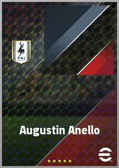 Augustin Anello eFootball 2026 player card, 70 OVR LWF