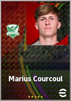 Marius Courcoul eFootball 2026 player card, 66 OVR DMF