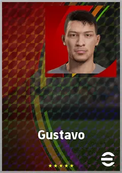 Gustavo eFootball 2026 player card, 64 OVR GK