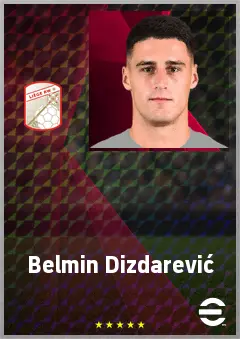 Belmin Dizdarević eFootball 2026 player card, 65 OVR GK