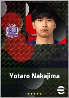 Nakajima Yotaro eFootball 2026 player card, 66 OVR CMF