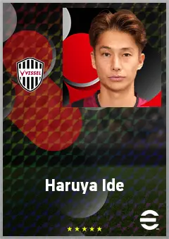 Ide Haruya eFootball 2026 player card, 69 OVR AMF