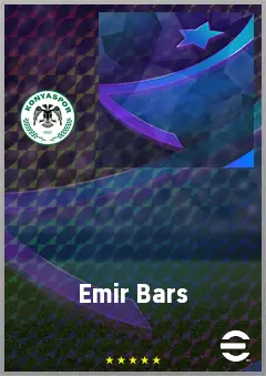 Emir Bars eFootball 2026 player card, 56 OVR AMF