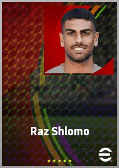 Raz Shlomo eFootball 2026 player card, 73 OVR CB