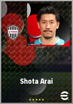 Arai Shota eFootball 2026 player card, 67 OVR GK