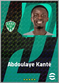 Abdoulaye Kanté eFootball 2026 player card, 69 OVR DMF