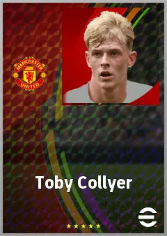 Toby Collyer eFootball 2026 player card, 70 OVR DMF