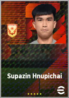 Supazin Hnupichai eFootball 2026 player card, 64 OVR GK