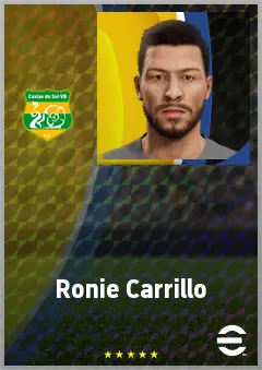 Ronie Carrillo eFootball 2026 player card, 71 OVR CF