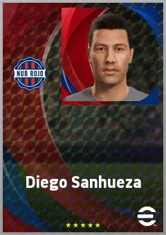 Diego Sanhueza eFootball 2026 player card, 68 OVR RB