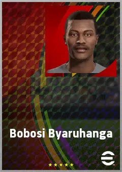 Bobosi Byaruhanga eFootball 2026 player card, 67 OVR CMF
