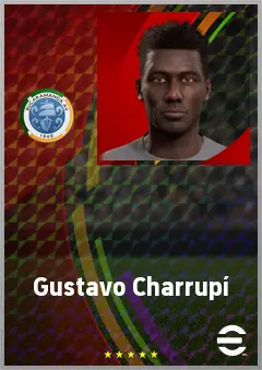 Gustavo Charrupí eFootball 2026 player card, 65 OVR CMF
