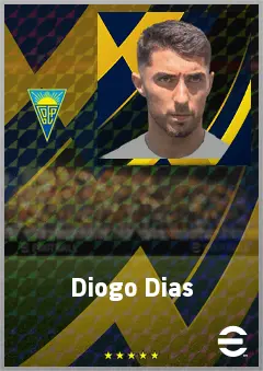 Diogo Dias eFootball 2026 player card, 67 OVR GK