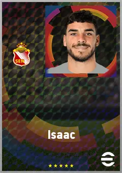 Isaac eFootball 2026 player card, 75 OVR CF