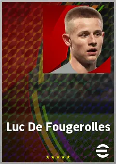 Luc De Fougerolles eFootball 2026 player card, 70 OVR CB