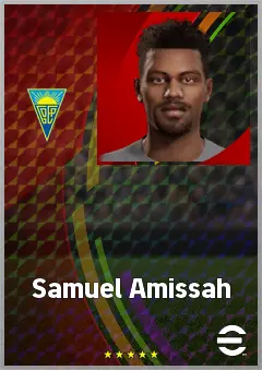 Samuel Amissah eFootball 2026 player card, 66 OVR CB