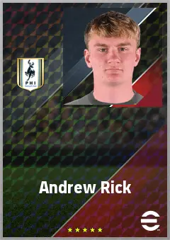 Andrew Rick eFootball 2026 player card, 67 OVR GK