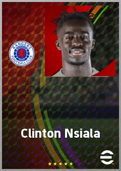 Clinton Nsiala eFootball 2026 player card, 67 OVR CB