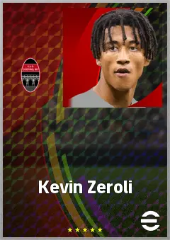 Kevin Zeroli eFootball 2026 player card, 67 OVR CMF