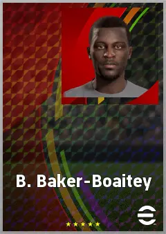 B. Baker-Boaitey eFootball 2026 player card, 67 OVR RWF