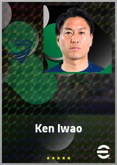 Iwao Ken eFootball 2026 player card, 66 OVR DMF