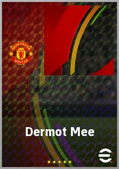 Dermot Mee eFootball 2026 player card, 67 OVR GK