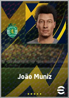 João Muniz eFootball 2026 player card, 67 OVR CB