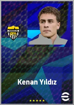 Kenan Yıldız eFootball 2026 player card, 79 OVR SS