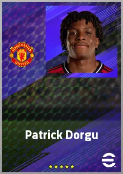 Patrick Dorgu eFootball 2026 player card, 75 OVR LB