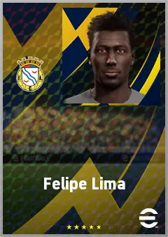 Felipe Lima eFootball 2026 player card, 61 OVR CF