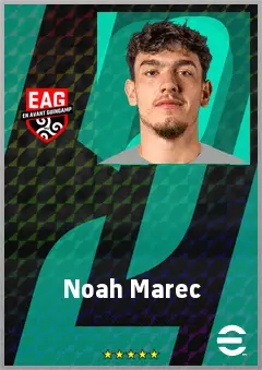 Noah Marec eFootball 2026 player card, 64 OVR GK