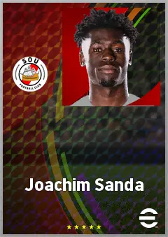 Joachim Sanda eFootball 2026 player card, 66 OVR CB